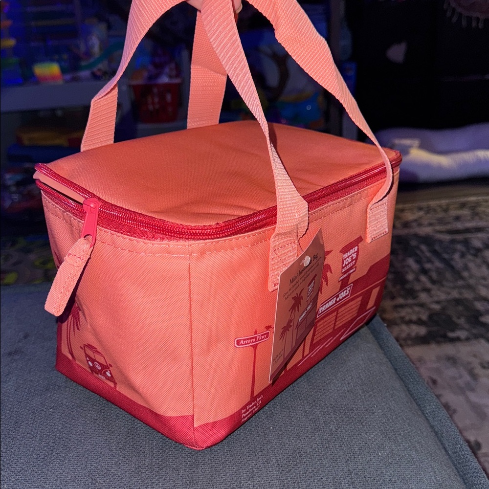 Pink  Insulated Lunch Bag